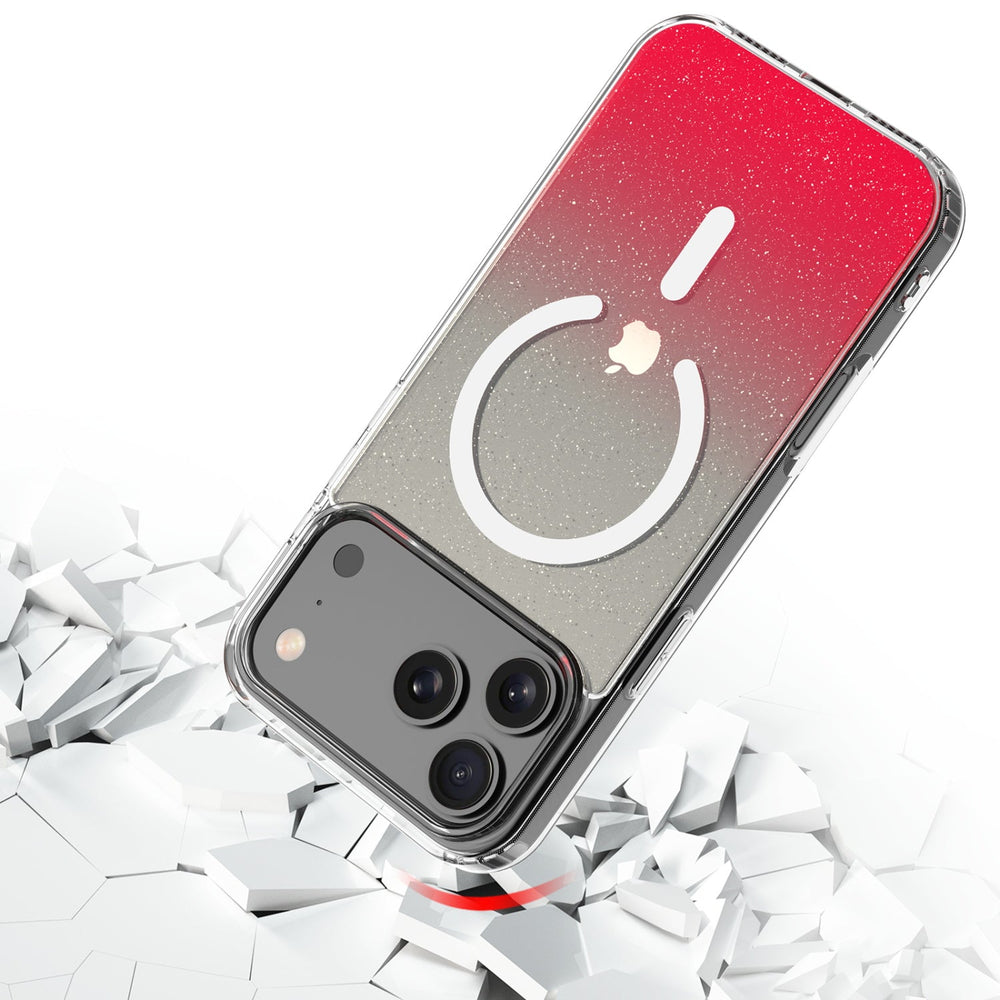 echelon Stardust Series MagSafe Case for Apple iPhone 18 Pro / 17 Pro - Red