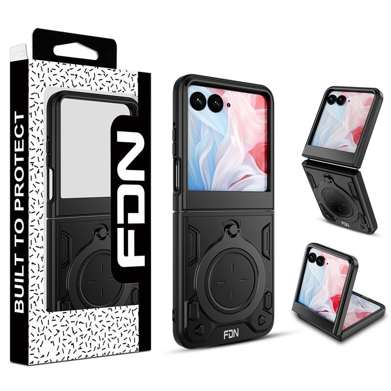 FDN Anti - Drop Hybrid Protector Case (with Ring Stand) for Motorola razr (2024)razr (2024)