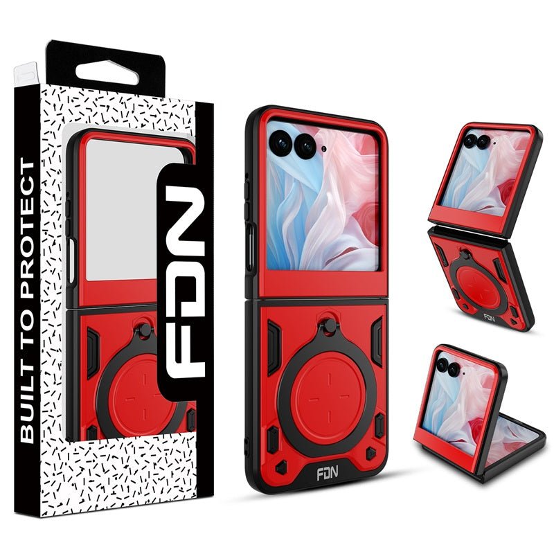 FDN Anti - Drop Hybrid Protector Case (with Ring Stand) for Motorola razr (2024)razr (2024)