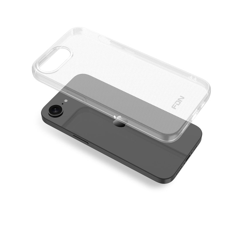 FDN Candy Skin Cover for Apple iPhone 16e - Glossy Transparent ClearIPhone 16e