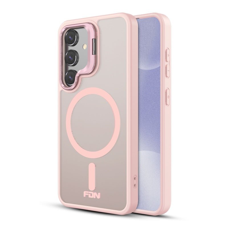 FDN InFrame MagSafe Case with Kickstand for Samsung Galaxy S25 - PinkGalaxy S25