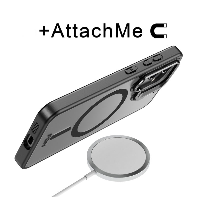 FDN InFrame MagSafe Case with Kickstand for Samsung Galaxy S25 - PinkGalaxy S25