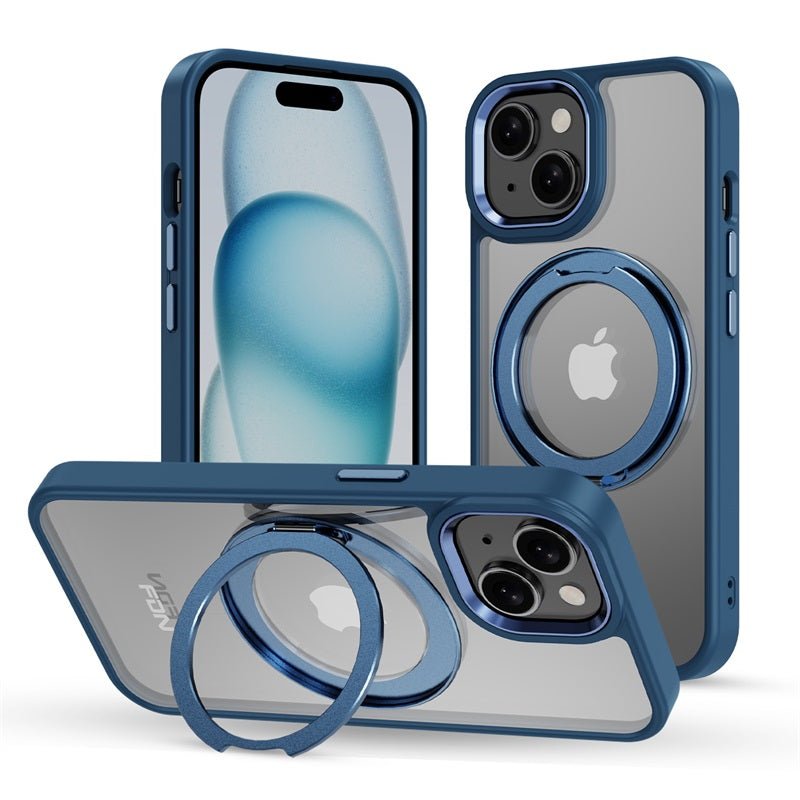 FDN RingRound 360° Kickstand Case w/ MagSafe for Apple iPhone 15 (6.1) - PinkiPhone 15