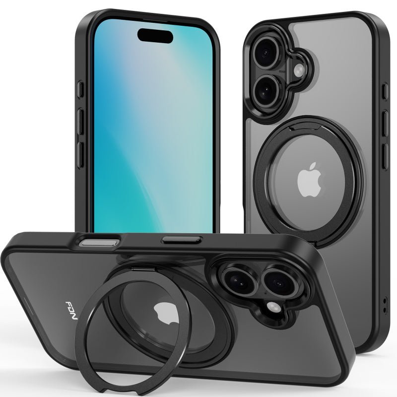 FDN RingRound 360° Kickstand Case w/ MagSafe for Apple iPhone 16 PlusiPhone 16 Plus