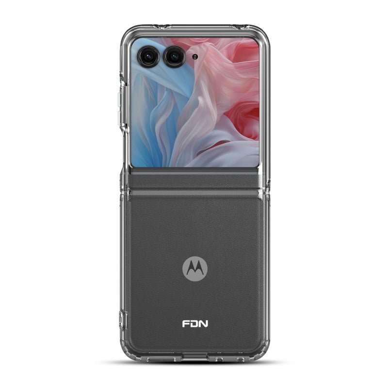 FDN Sturdy Gummy Cover for Motorola razr (2024) / razr (2025) - Highly Transparent Clear / Transparent ClearMotorola razr