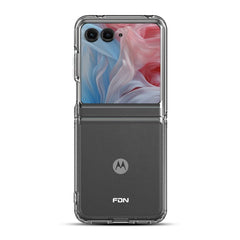 FDN Sturdy Gummy Cover for Motorola razr (2024) / razr (2025) - Highly Transparent Clear / Transparent ClearMotorola razr