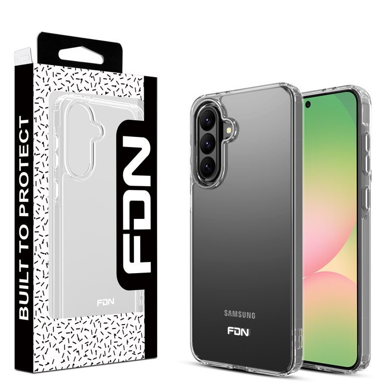 FDN Sturdy Gummy Cover for Samsung Galaxy A56 5G - Highly Transparent Clear / Transparent ClearGalaxy A56 5G