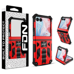 FDN Sturdy Hybrid Protector Cover (with Stand) for Motorola razr (2024)razr (2024)