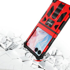 FDN Sturdy Hybrid Protector Cover (with Stand) for Motorola razr (2024)razr (2024)