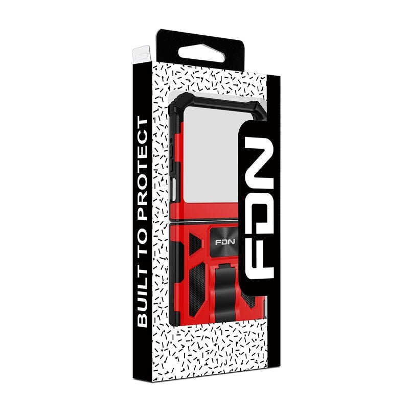 FDN Sturdy Hybrid Protector Cover (with Stand) for Motorola razr (2024)razr (2024)