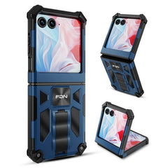 FDN Sturdy Hybrid Protector Cover (with Stand) for Motorola razr (2024)razr (2024)