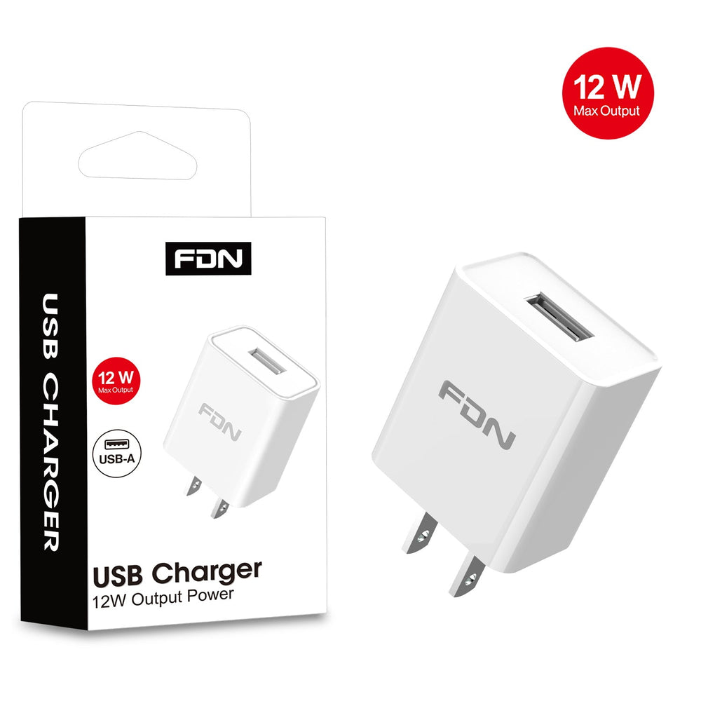 FDN USB Charger (12W) - WhiteMyBat Pro