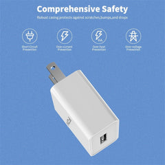 FDN USB Charger (12W) - WhiteMyBat Pro