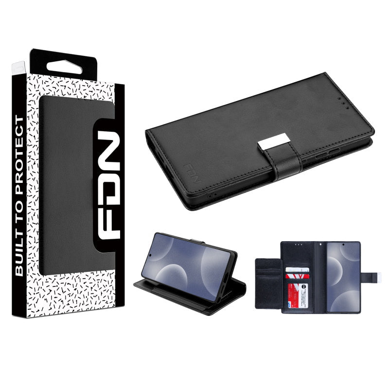 FDN Wallet Folio Case for Samsung Galaxy S25 UltraGalaxy S25 Ultra
