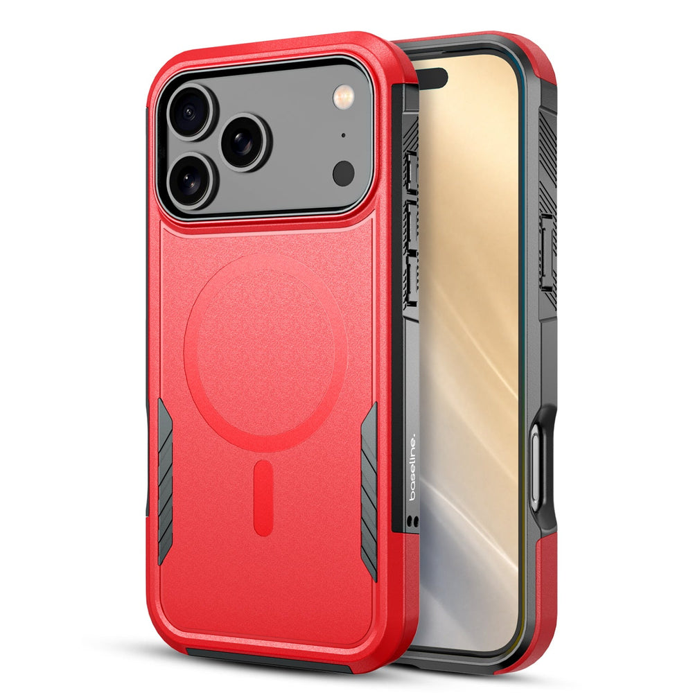 baseline Fortress Series MagSafe Case for Apple iPhone 18 Pro Max / 17 Pro Max - Red