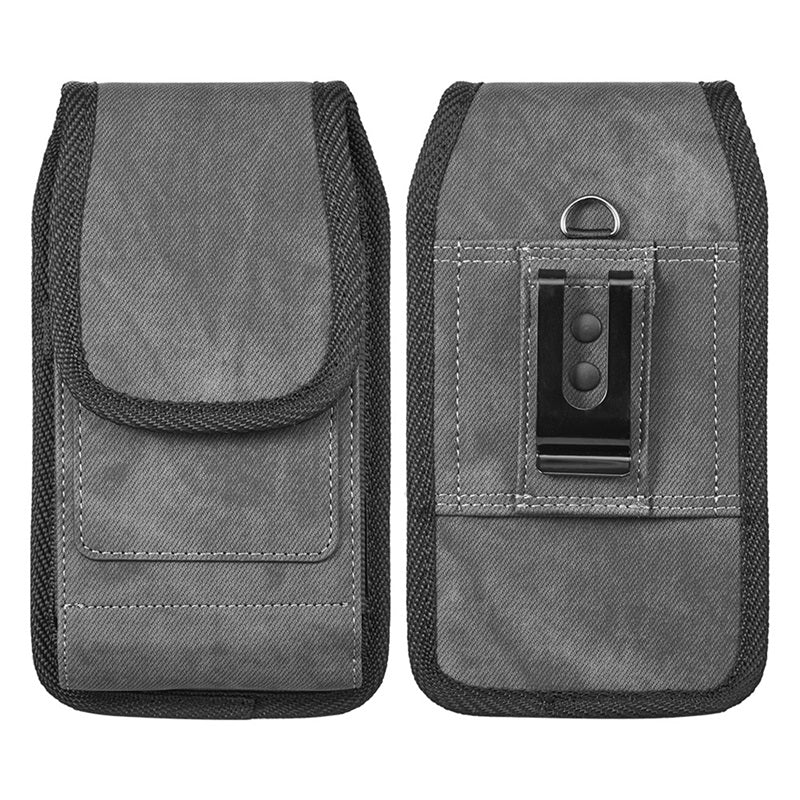 LUXMO Extra Large Horizontal Universal Pouch w/ Dual Card Slots - Dark Denim FabricMyBat Pro
