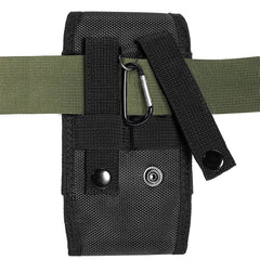 LUXMO Extra Large Vertical Universal Nylon Pouch w/ Card Slot - Black