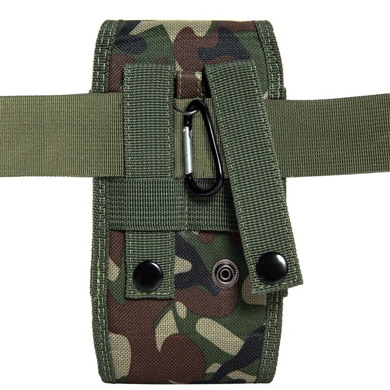 LUXMO Extra Large Vertical Universal Nylon Pouch w/ Card Slot - Camo