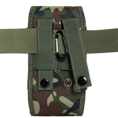 LUXMO Extra Large Vertical Universal Nylon Pouch w/ Card Slot - Camo