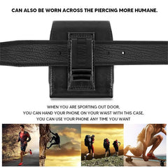 LUXMO Extra Small Vertical Universal Leather PouchMyBat Pro