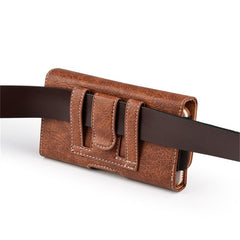 LUXMO Large Horizontal Universal Pouch - Brown