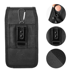 LUXMO Large Vertical Universal Nylon Pouch - Black
