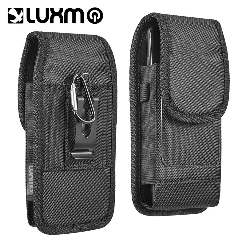 LUXMO Large Vertical Universal Nylon Pouch w/ Dual Card Slots - BlackMyBat Pro