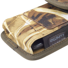 LUXMO Large Vertical Universal Nylon Pouch w/ Dual Card Slots - Tree Camo