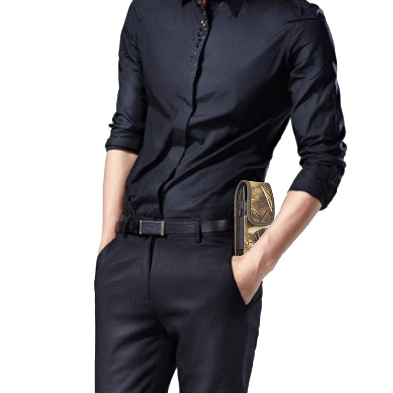 LUXMO Large Vertical Universal Nylon Pouch w/ Dual Card SlotsMyBat Pro