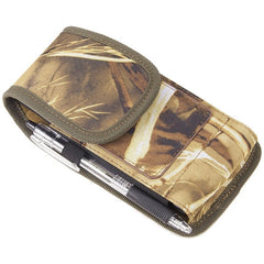 LUXMO Large Vertical Universal Nylon Pouch w/ Dual Card Slots - Tree Camo