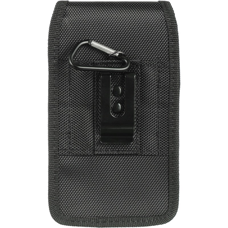 LUXMO Medium Vertical Universal Nylon Pouch - Black