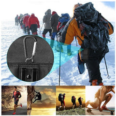 LUXMO Medium Vertical Universal Nylon Pouch - Black