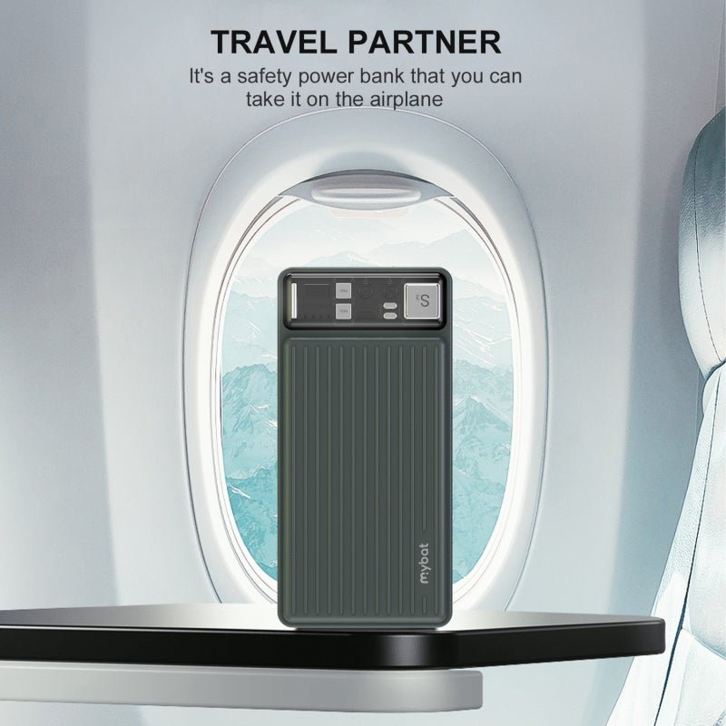 MyBat 10000mAh Power Delivery Power Bank (18W) for - BlackMyBat Pro