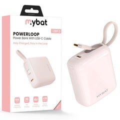MyBat 10,000mAh PowerLoop Power Bank with USB - C CableMyBat