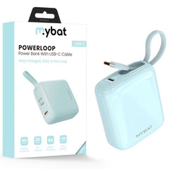 MyBat 10,000mAh PowerLoop Power Bank with USB - C CableMyBat