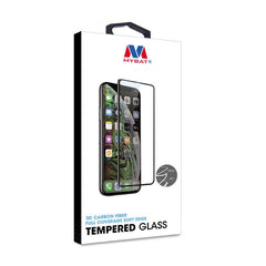 MyBat 3D Carbon Fiber Full Coverage Soft Edge Tempered Glass Screen Protector for Apple iPhone 8 Plus/7 Plus / 6s Plus/6 Plus - BlackMyBat Pro