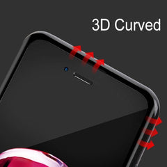 MyBat 3D Carbon Fiber Full Coverage Soft Edge Tempered Glass Screen Protector for Apple iPhone 8 Plus/7 Plus / 6s Plus/6 Plus - BlackMyBat Pro