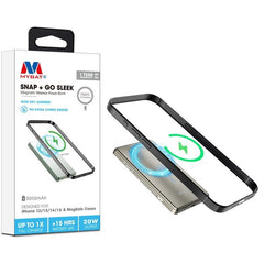 MyBat 5,000mAh Snap + Go Sleek Magnetic Wireless Power BankMyBat