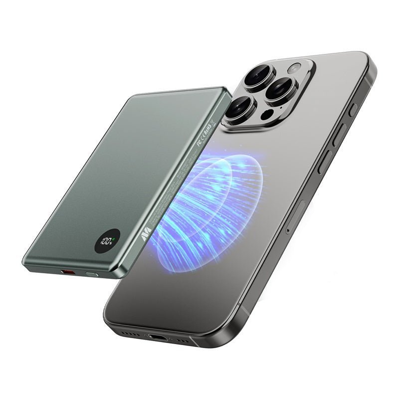 MyBat 5,000mAh Snap + Go Sleek Magnetic Wireless Power BankMyBat