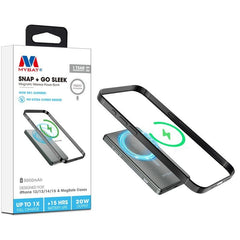 MyBat 5,000mAh Snap + Go Sleek Magnetic Wireless Power BankMyBat
