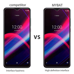MyBat Airium Tempered Glass Screen Protector (2.5D) for T - mobile Revvl 4+ / TCL Revvl 4+ - ClearMyBat Pro