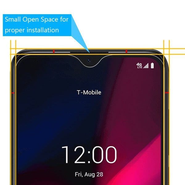 MyBat Airium Tempered Glass Screen Protector (2.5D) for T - mobile REVVL 4 / TCL Revvl 4 - ClearMyBat Pro