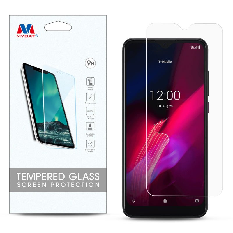 MyBat Airium Tempered Glass Screen Protector (2.5D) for T - mobile REVVL 4 / TCL Revvl 4 - ClearMyBat Pro