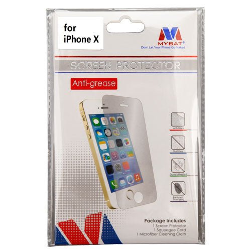 MyBat Anti - grease LCD Screen Protector for Apple iPhone XS/X / 11 Pro - ClearMyBat Pro