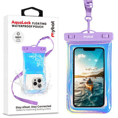 MyBat AquaLock Universal Floating Waterproof Pouch - Iridescent PurpleMyBat Pro