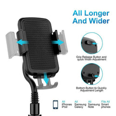 MyBat Car Cup Holder Phone Mount - BlackMyBat Pro