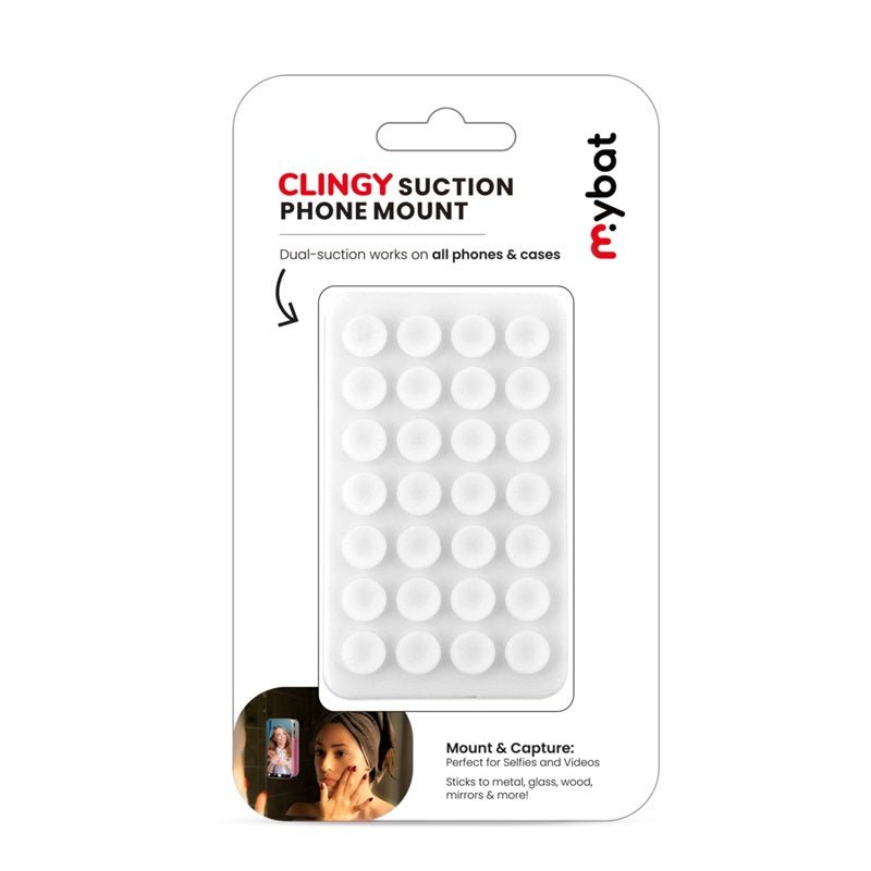 MyBat Clingy Suction Phone Mount - BlackMybat Pro