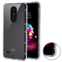 MyBat Corner Guard Candy Skin Cover for Lg Phoenix Plus/K30 / Harmony 2 - Transparent Clear