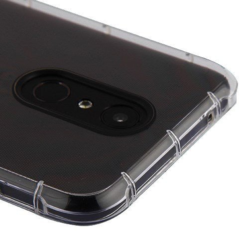 MyBat Corner Guard Candy Skin Cover for Lg Phoenix Plus/K30 / Harmony 2 - Transparent Clear