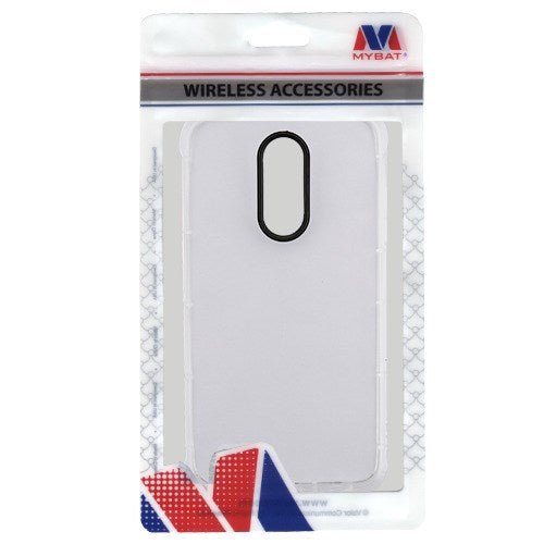 MyBat Corner Guard Candy Skin Cover for Lg Phoenix Plus/K30 / Harmony 2 - Transparent Clear